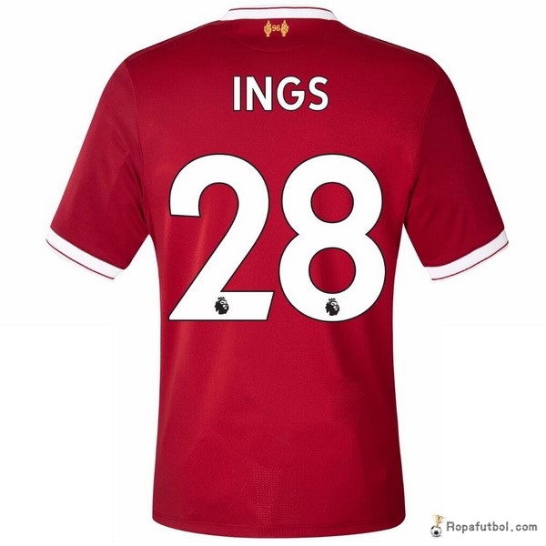 Camiseta Liverpool Replica Primera Ropa Ings 2017/18